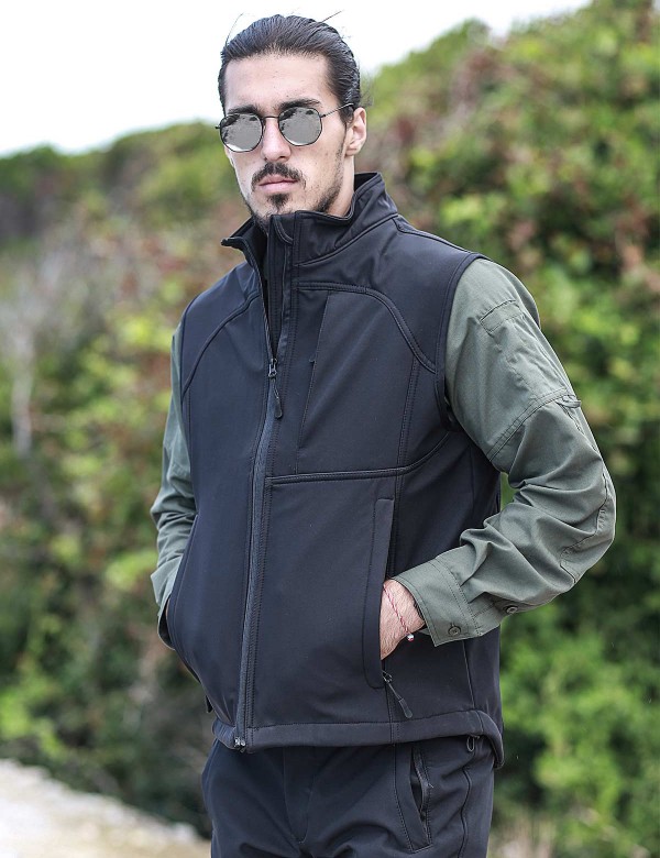 Kenai Siyah Softshell Yelek